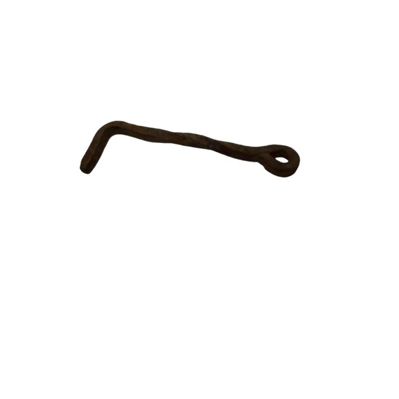 Antique, Vintage Cast Iron Hand Forged Twisted Gate, Door, Shed Latch Hook - Picture 2 of 3